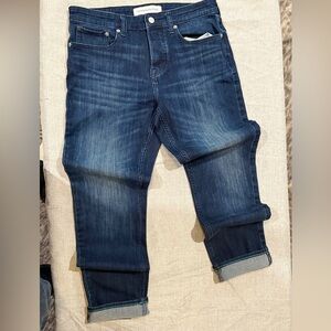 Calvin Klein Blue Relaxed Jeans with Natural Fading